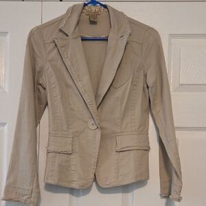 Chic Tan Blazer Jacket